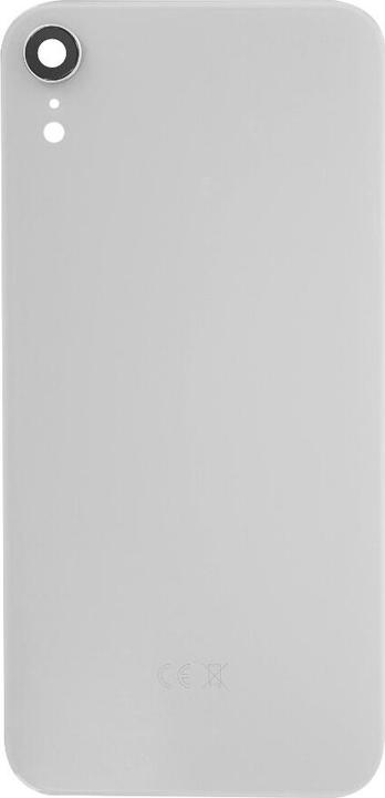 Actual product image OEM Replacement iPhone XR Back Cover white, without logo (iPhone XR)