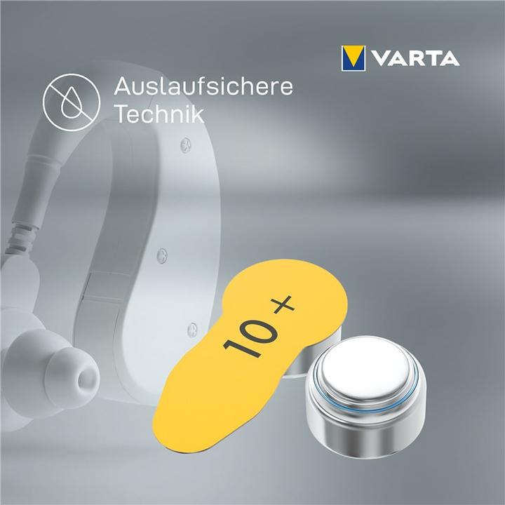 Produktbild Varta Hörgerätebatterien Typ 10 1.4V (6-Pack) (6 Stk., 10, 105 mAh)