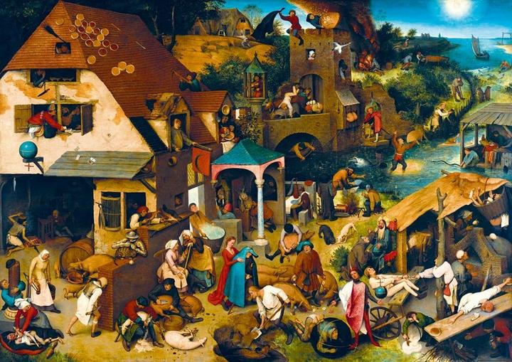 Actual product image Bluebird Dutch proverbs jigsaw puzzle 1000 pieces (1000 pieces)