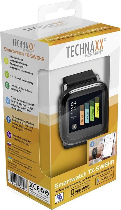Produktbild Technaxx TX-SW6HR - 3,56 cm (1.4 Zoll) - Touchscreen (39 mm)