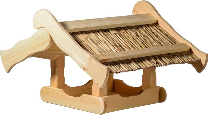 Produktbild Dobar Grosses Vogelhaus "Kunoy" mit Schilfdach, für Ständer