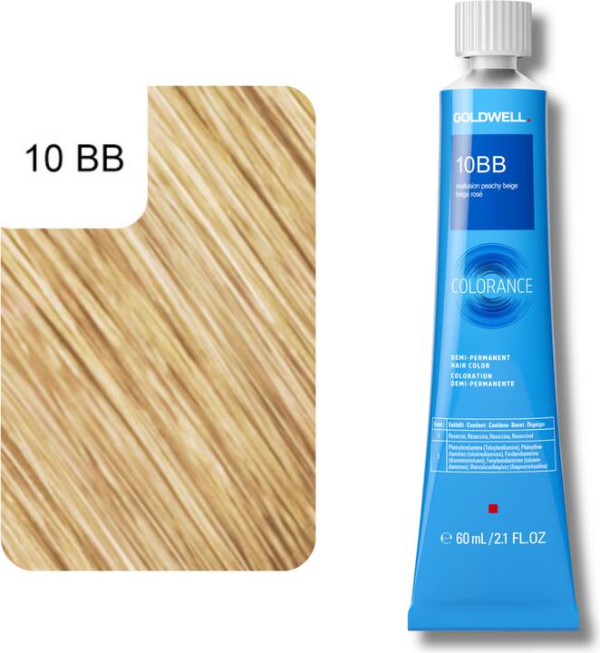 Image du produit Goldwell Colorance Tube Demi-Permanente (10BBB beige pêche)