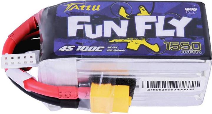 Tattu TA-FF-100C-1550-4S1P (14.80 V, 1550 mAh)