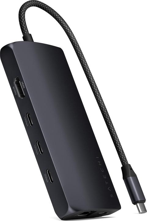 Satechi USB-C Multiport 8k with Ethernet V3 (USB-C, 8 Ports)