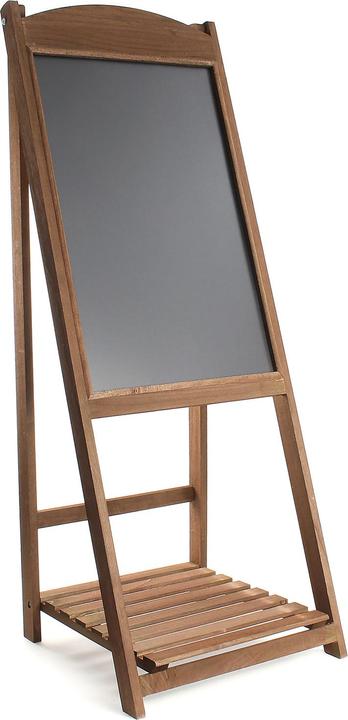 Actual product image Wiltec Toboli customer stopper 42x112cm chalkboard wood stand-up advertising board restaurant