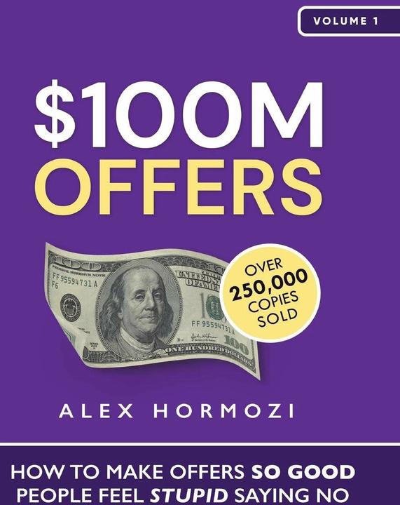 Image du produit 100M $ Offres (Anglais, Alex Hormozi, 2021)