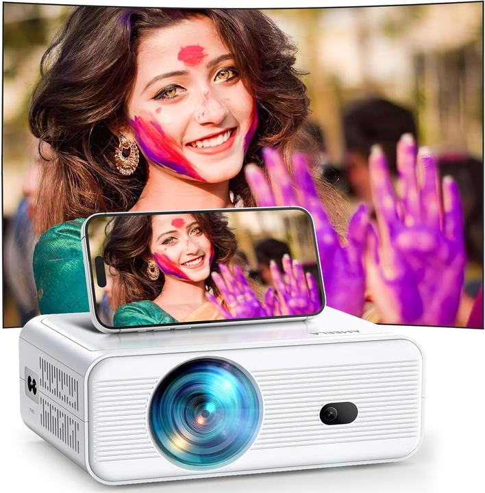Produktbild Ameela CL003 WiFi Mini-Beamer mit Fernbedienung (Full HD, 15000 lm)