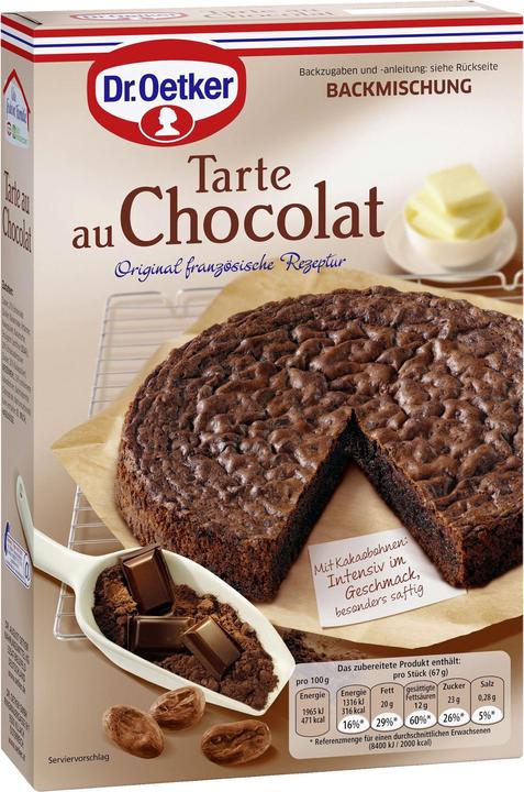 Image du produit Dr. Oetker Tarte Au Chocolat (470 g)
