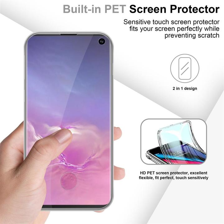 Actual product image Cadorabo TPU 360 Degree Case Cover (Samsung Galaxy S10)