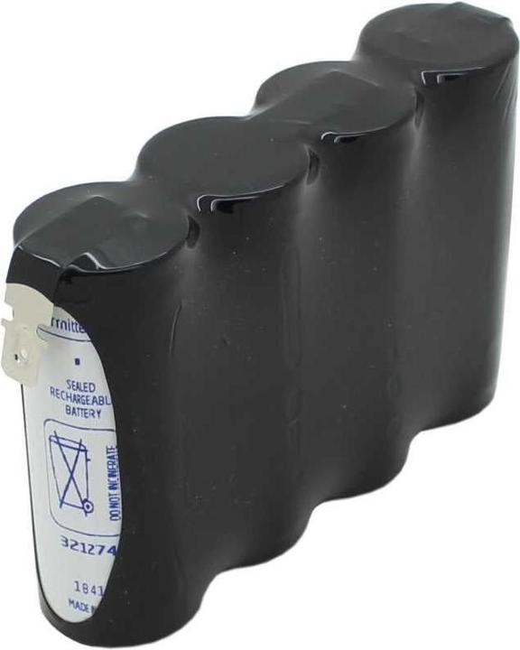 Image du produit AccuCell Batterie d'éclairage de secours F1x4 Saft VHT-7/5 CS CFG avec connecteur Faston adapté à la (1 pcs, 4200 mAh, Piles rechargeables + chargeur)
