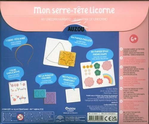 Image du produit Auzou France Mon serre-tête licorne : à paillettes