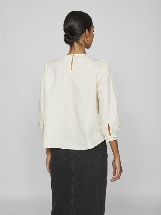 Actual product image Vila Round neck top with 3/4-length sleeves (40)