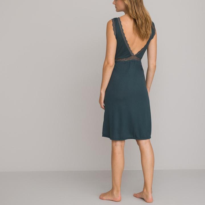 Actual product image La Redoute Collections Sleeveless nightdress (42)