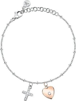 Morellato Charming bicolor bracelet with Passioni SAUN14 pendants (L)
