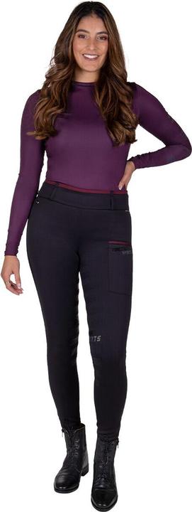 Image du produit Qhp Leggings d'équitation World Tour avec fond pour femmes (32)