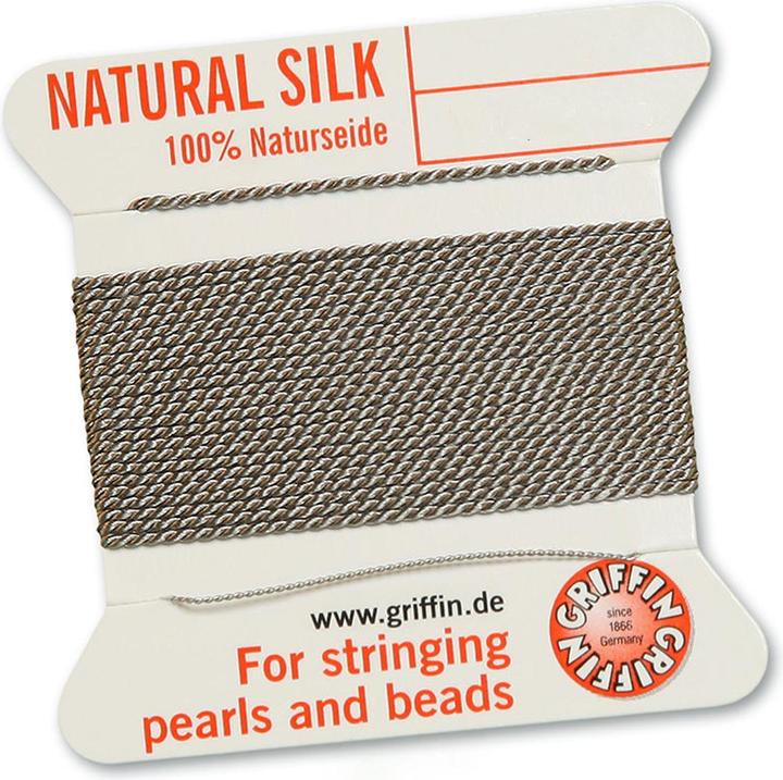 Produktbild Leyda Naturseide 2 Meter mit Nadel