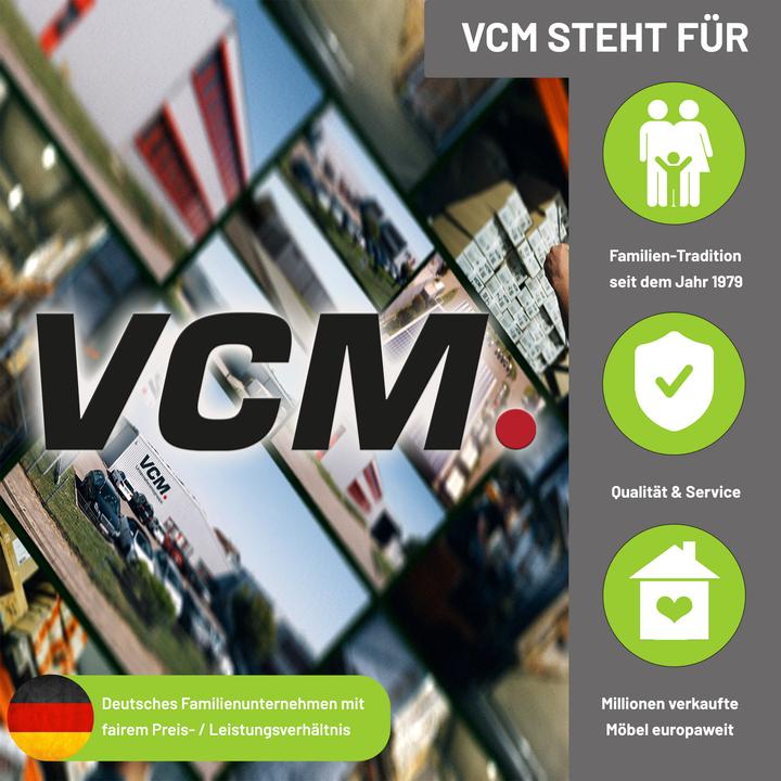 Produktbild VCM Sonnenliege Liegestuhl mit Sonnendach (185 cm)