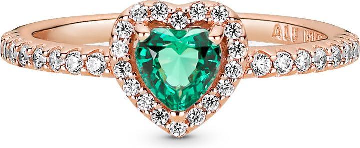 Produktbild Pandora 14k Rose Gold Sparkling Heart Ring (60)