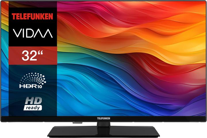 Actual product image Telefunken Fernseher 32 Zoll Smart TV VIDAA XH32VP750M - HD-Ready Fernseher, HDR TV mit Triple-Tuner (32", LED, HD, 2025)