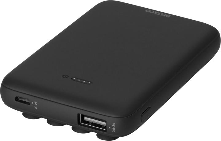 Productafbeelding Deltaco Qi gecertificeerde powerbank om aan het toestel te bevestigen, 5 mAh, 18,5 Wh (5000 mAh, 10 W, 18.50 Wh)