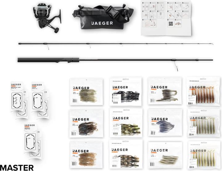 Immagine prodotto Jaeger Perch Go Kit - Perch Starter Combo Performer Edition (Canna da spinning, 204 cm)
