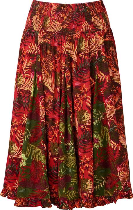 Produktbild Joe Browns Palm Print Godet Skater Skirt (38)