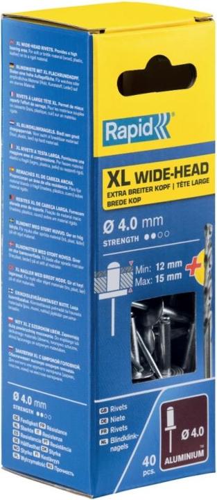 Rapid XL blind rivet Ø 4.0 x 18 mm
