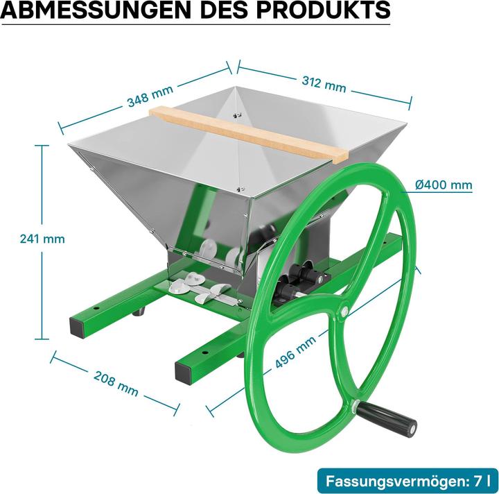 Produktbild Wiltec Obstmühle