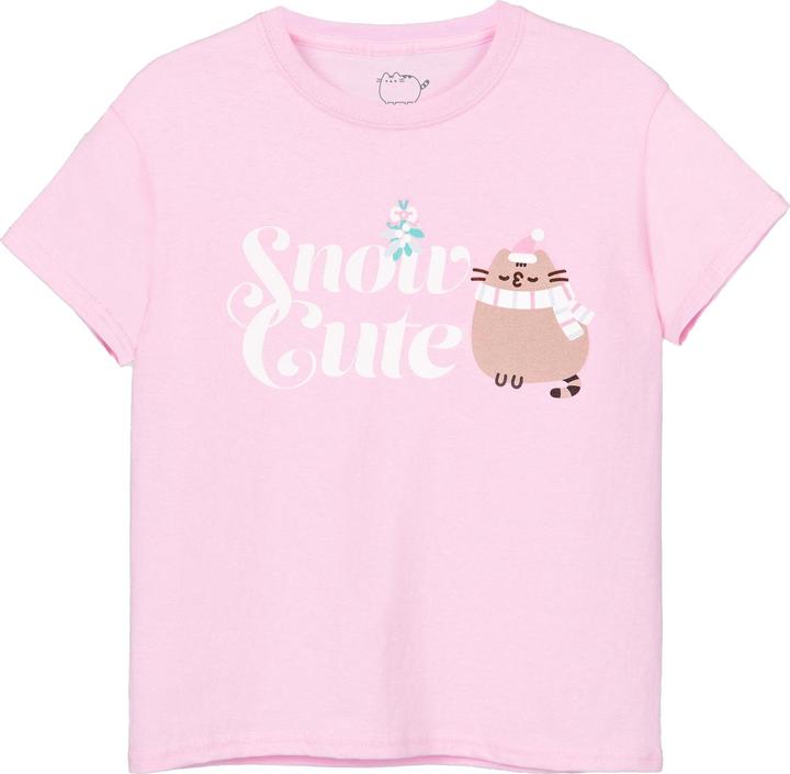 Actual product image Pusheen Girls Christmas T-Shirt (146, 152)