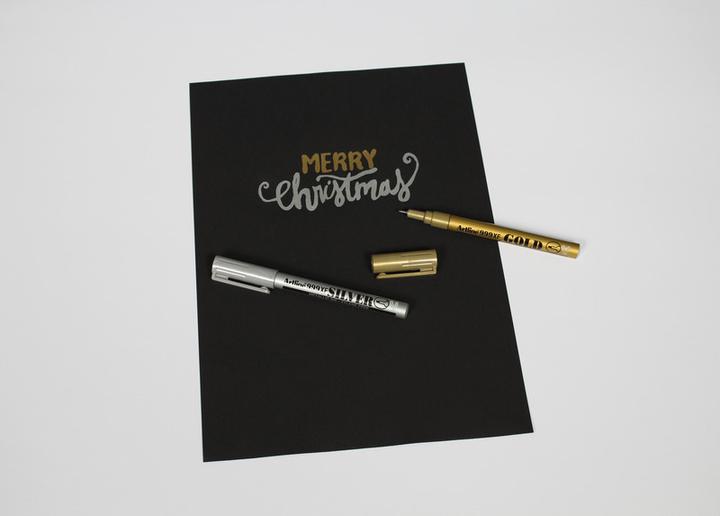 Actual product image Artline Metallic marker (Silver, 0.80 mm, 1 x)