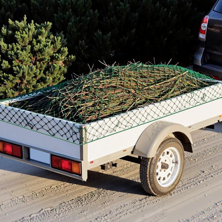 Produktbild Wiltec Ladungssicherungsnetz 5x3m Grün Anhänger Randkördel Witterungsbeständig