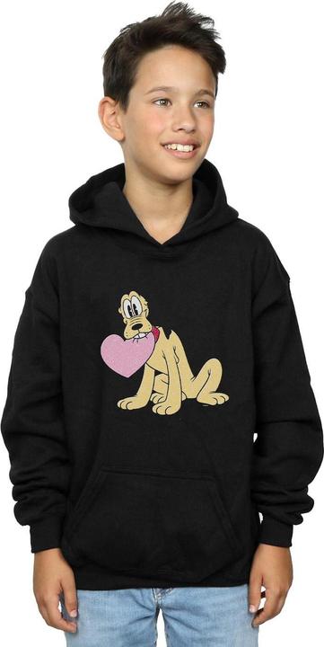 Immagine prodotto Disney Pluto Love Heart Felpa con Cappuccio Ragazzi (140, 146)
