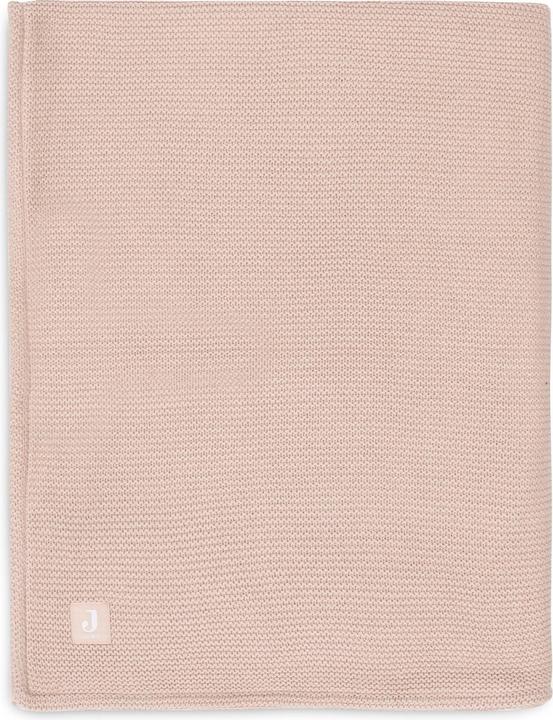 Image du produit Jollein - Deken Ledikant 100x150cm Basic Knit - Dekentje Baby - Wild Rose/Fleece (100 x 150 cm)