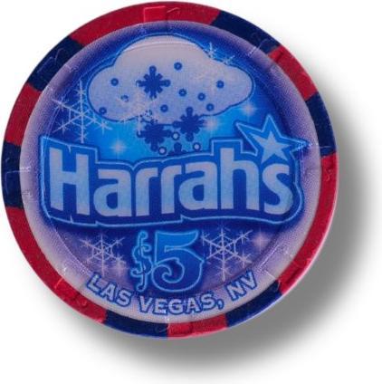 Actual product image Casinoshop 5 Dollar Chip Winter Edition Harrah's in Las Vegas