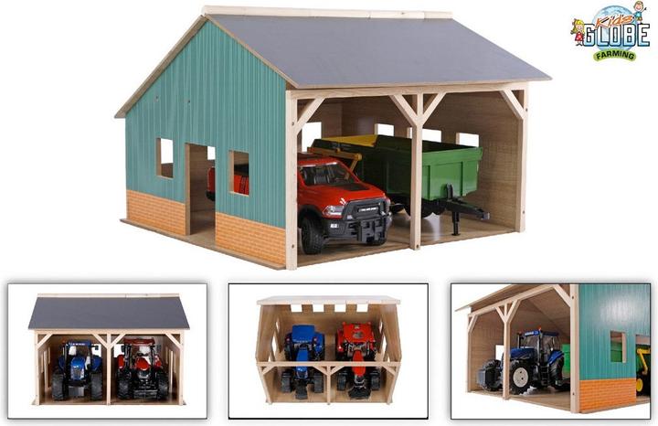 Immagine prodotto Kids Globe Farming Capannone per 2 trattori