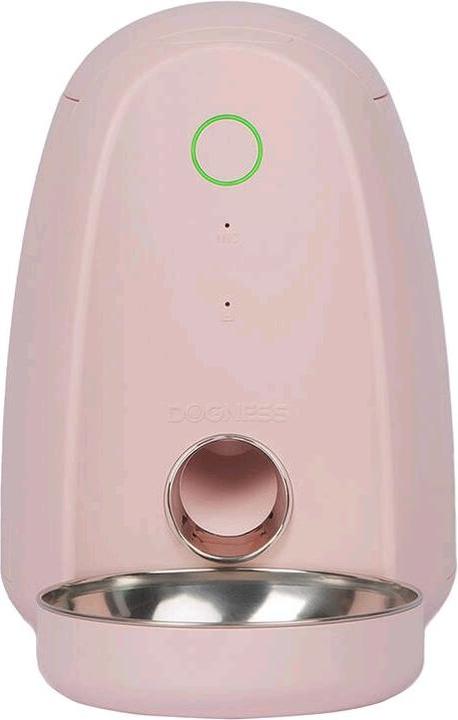 Image du produit Dogness Distributeur de nourriture intelligent avec bol en plastique WIFI mini (rose)) (2 l)