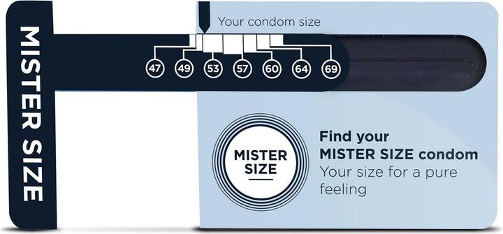 Produktbild Mister Size Condom Sizer» Bestimmen Sie jetzt Ihre Kondomgrösse (Englisch) (1 Stk.)
