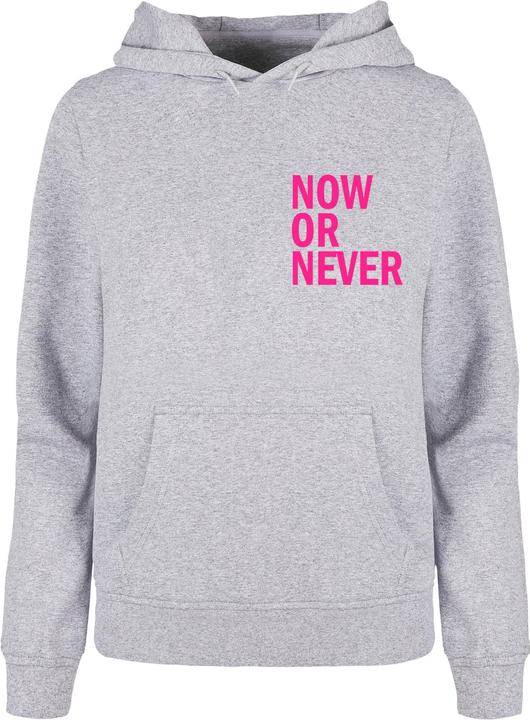 Actual product image Merchcode Ladies Now Or Never Basic Hoody - 113671 (L)