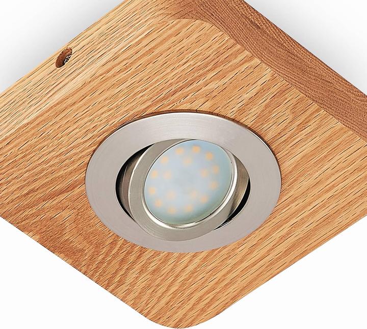 Immagine prodotto Lindby Plafoniera Mikari LED in legno, a 1 luce. (310 lm)