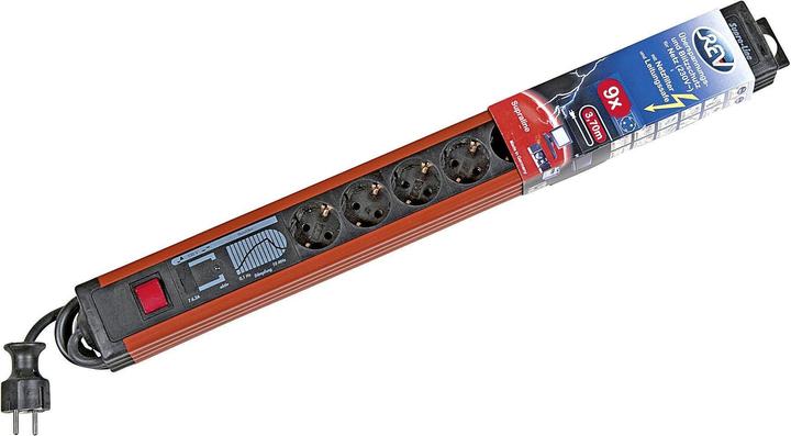 Image du produit REV Protection antisurtension Supra-Line (9 x, CEE 7/3, 3.80 m)