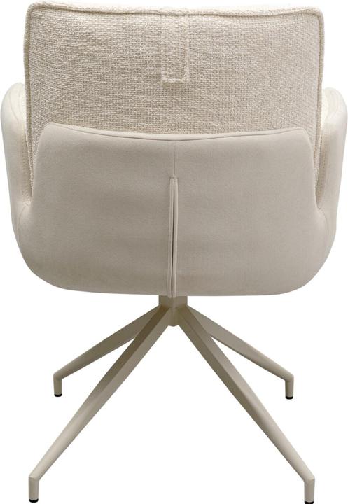 Actual product image Kare Design Drehstuhl mit Armlehnen Hilla Weiss