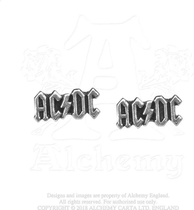 Image du produit AC/DC Logo Boucles d'oreilles Etain anglais (100% métal)