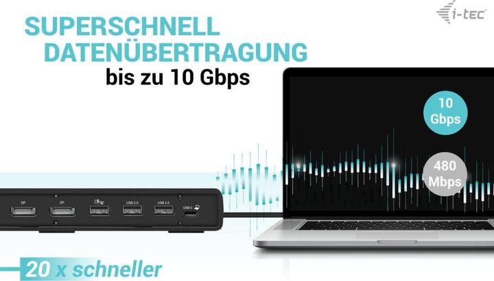 Produktbild i-tec USB-C Triple Display Docking (USB-C, 7 Ports)