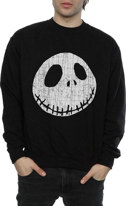 Image du produit Disney - Sweat NIGHTMARE BEFORE CHRISTMAS JACK CRACKED FACE - Homme (L)