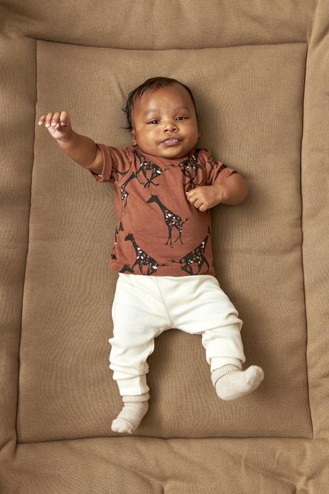 Actual product image Meyco Playpen insert Knit Basic velvet - taupe - 77x97cm (77 cm)