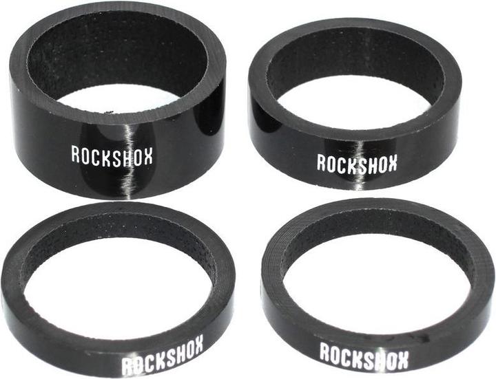 RockShox 12 Headset Spacer Set, UD Carbon (5mm x 2, 10mm x 1, 15mm x