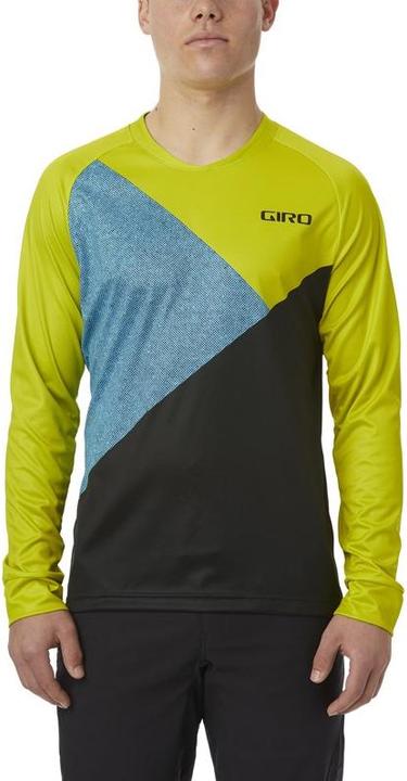 Giro Roust Herren Ls Jersey Langarm Citron Green Shadow