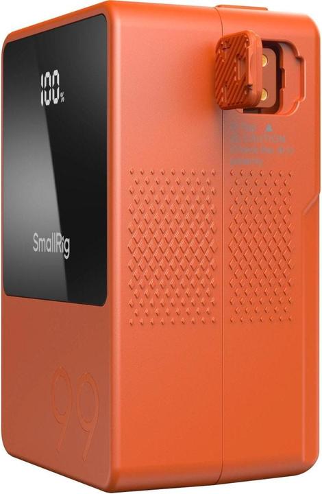 Actual product image SmallRig VB99 mini V Mount Batteryï¼Orangeï¼4929 (Rechargeable battery)