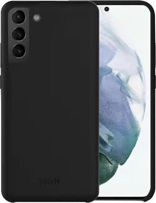 Actual product image SIGN Liquid Silicone Case for Samsung Galaxy S21 - Black (Samsung Galaxy S21)