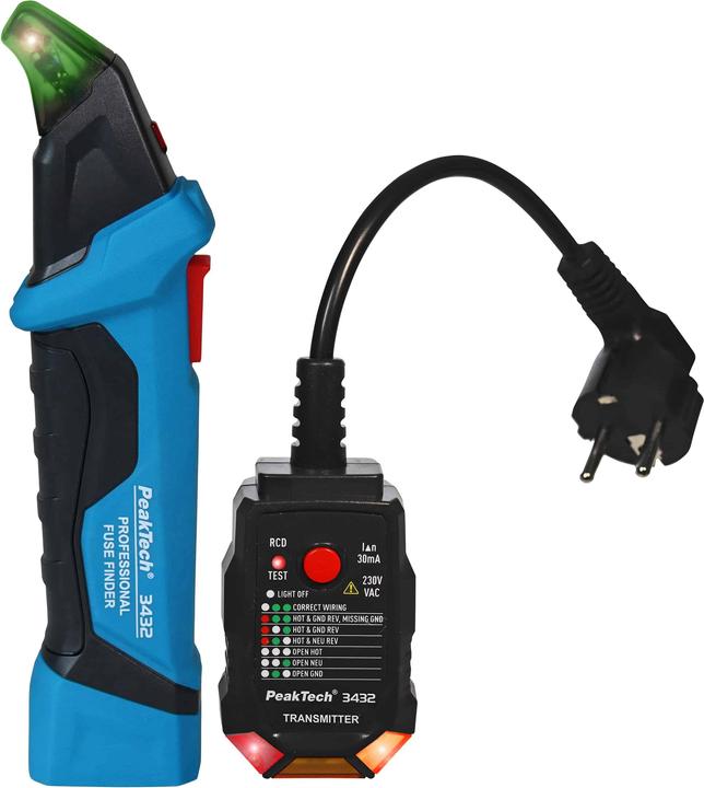 Image du produit Peaktech P 3432 Détecteur de ligne / circuit électrique